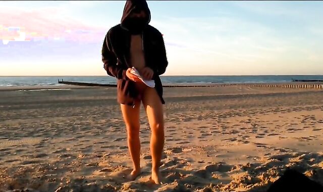 Nude Beach Twink Exposed Outdoors
