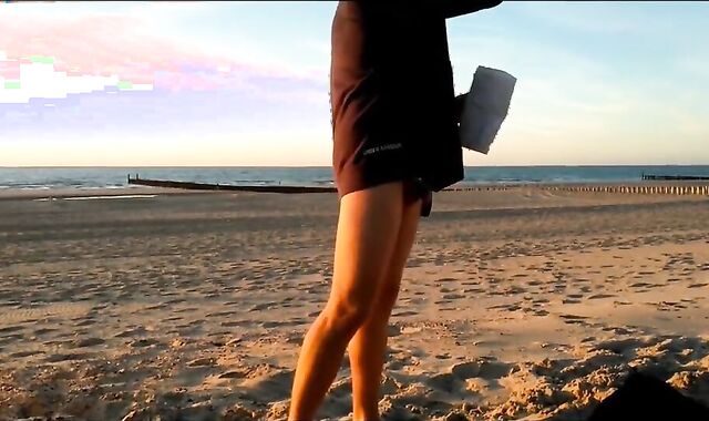 Nude Beach Twink Exposed Outdoors