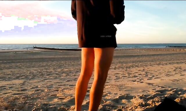 Nude Beach Twink Exposed Outdoors