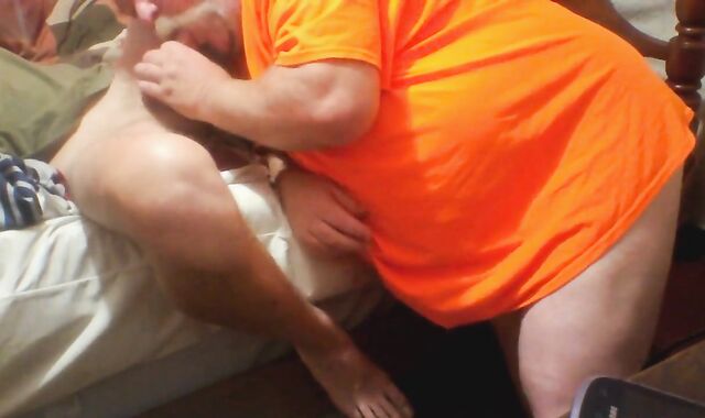 Stranger Servicing: Bear's Blowjob Adventure