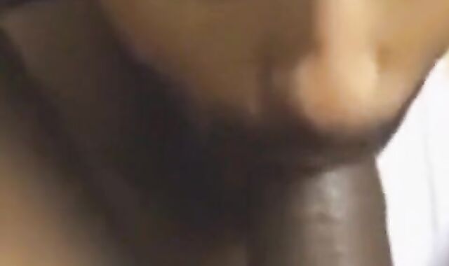 Indian Amateur Sucks a Big Black Cock