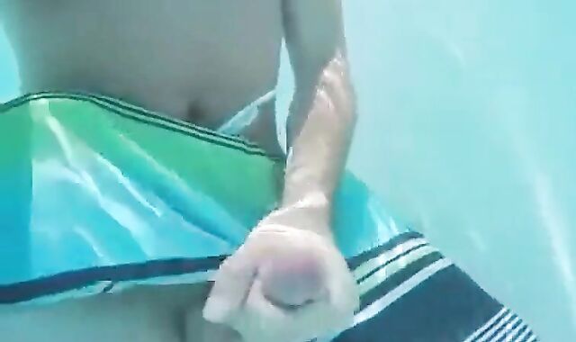 Public Pool Masturbation Caught on Tape