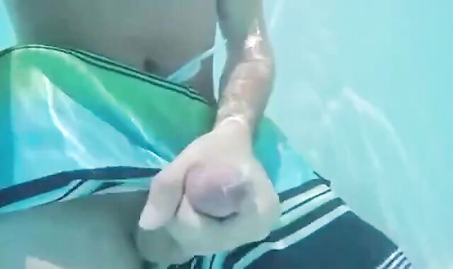 Public Pool Masturbation Caught on Tape