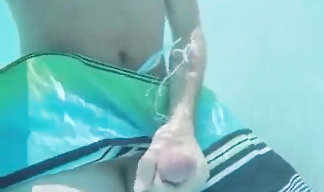 Public Pool Masturbation Caught on Tape