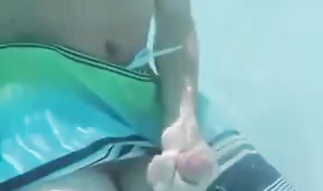 Public Pool Masturbation Caught on Tape