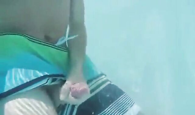 Public Pool Masturbation Caught on Tape