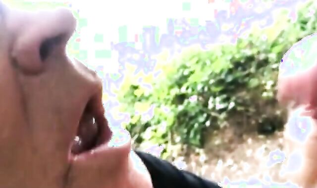 Lucky Sunday: Outdoor Bear Blowjob