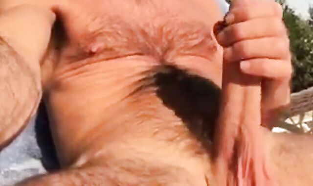 Daddy's Big Cock Outdoors