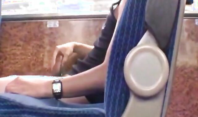 Twink Handjob in the Bus