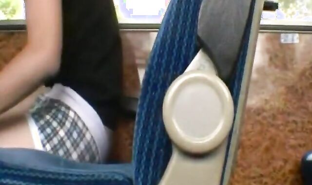 Twink Handjob in the Bus