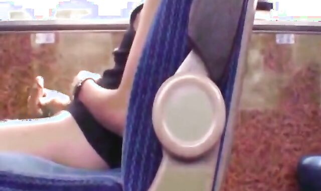 Twink Handjob in the Bus