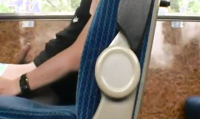 Twink Handjob in the Bus