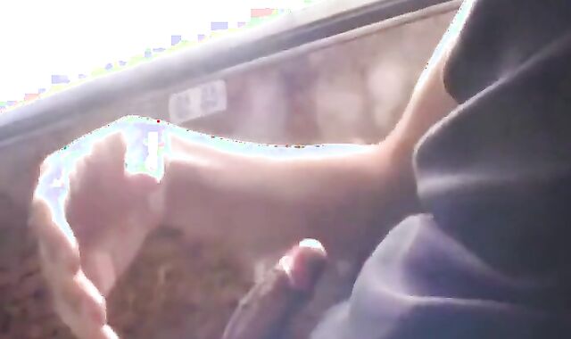 Twink Handjob in the Bus