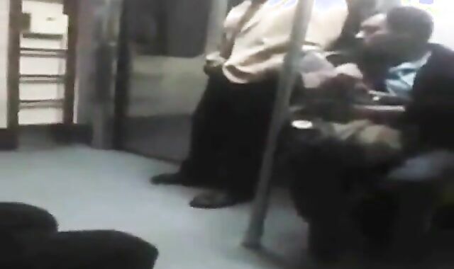 Public Wankers Caught in the Subway