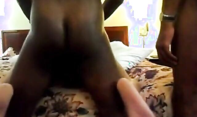Big Black Cocks in Amateur Anal Interracial Threesome