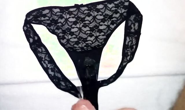 Huge Load of Cum on Dirty Panties (18+ Amateur Video)