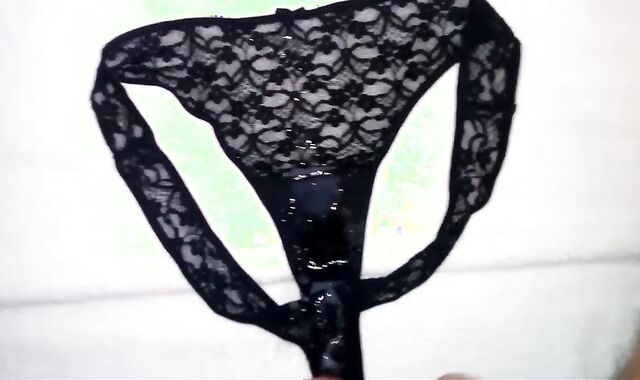 Huge Load of Cum on Dirty Panties (18+ Amateur Video)