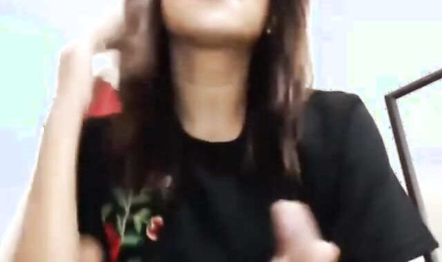 Hot Latin Crossdresser Masturbating