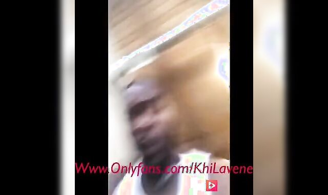 Khi Lavene: Big Black Cock for Daddy's Barber Shop