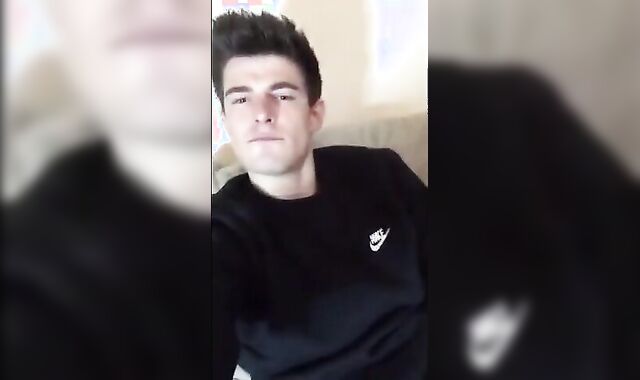 Amateur Paddy Strokes His Dick