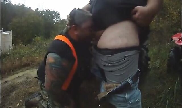 Muddy Outdoor Blowjob