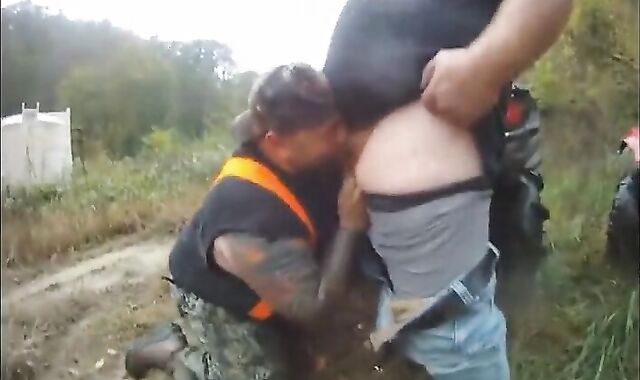 Muddy Outdoor Blowjob