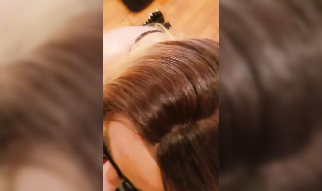 Sucking Daddy's Cock in my Slutty Crossdress