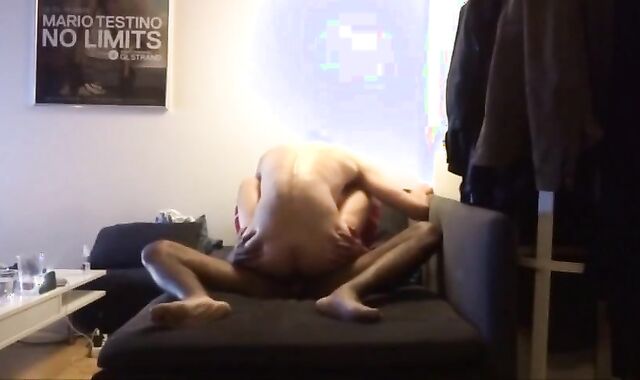 White Guy Takes Bareback BBC