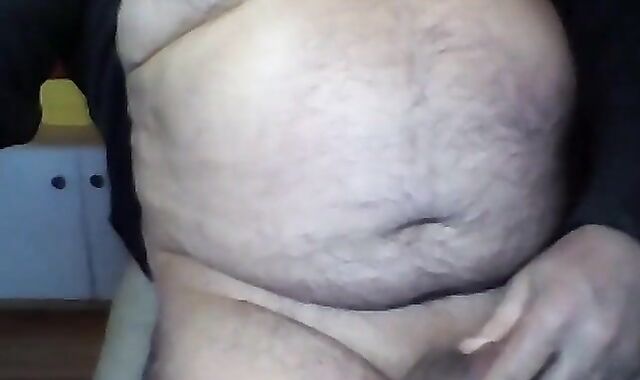 Italian Daddy Strokes His Big Cock