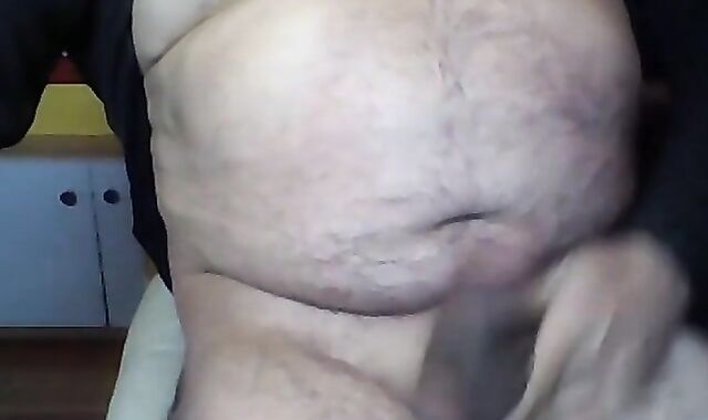 Italian Daddy Strokes His Big Cock