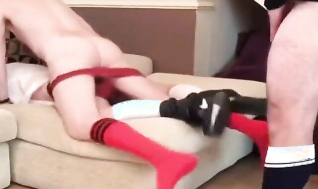 2 Dads Bareback a Twink Lad 2