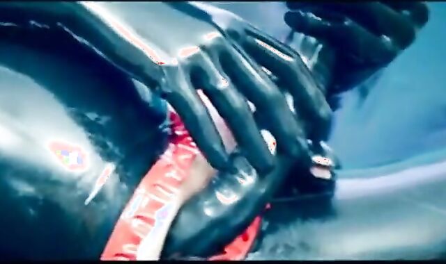 Crossdresser Fucks Himself with a Huge Rubber Dildo