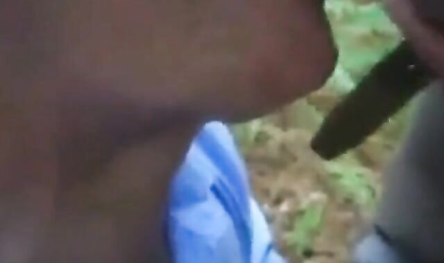 Outdoor Fun: Blowjob and Cum with a Sexy Man