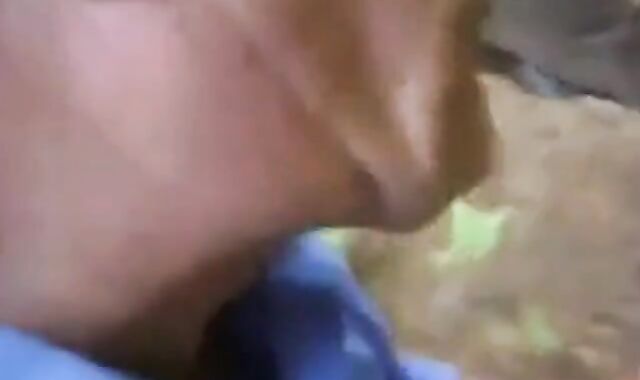 Outdoor Fun: Blowjob and Cum with a Sexy Man