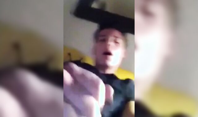 Cumming Hard After School - Twink Amateur Masturbates