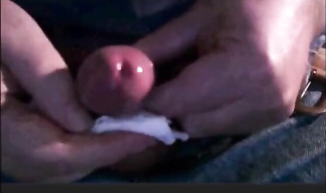 Hairy Argentinian Grandpa Strokes His Cock