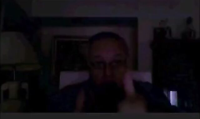 Hairy Argentinian Grandpa Strokes His Cock