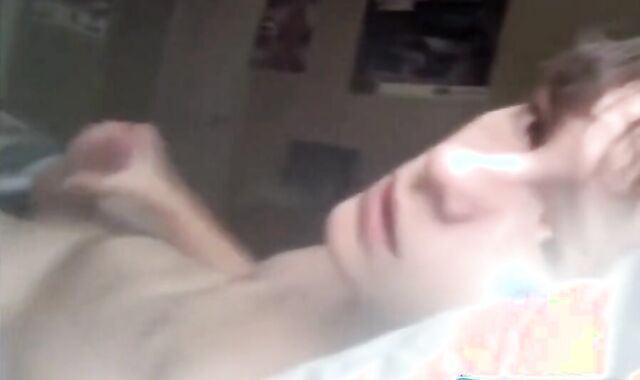 Smooth Twink Films Himself Masturbating