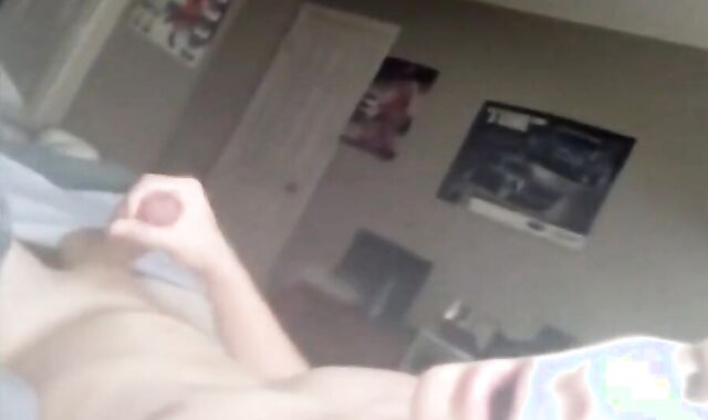 Smooth Twink Films Himself Masturbating