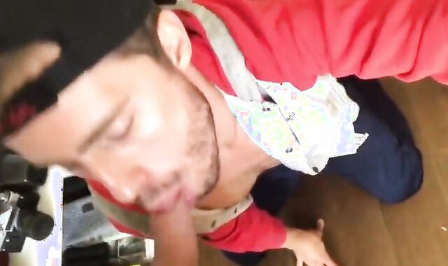 My Buddy Loves Sucking Me Off - Amateur Blowjob