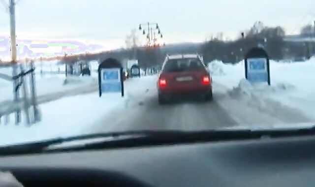 Big-Cock Blowjob in the Car with a Young Swedish Man