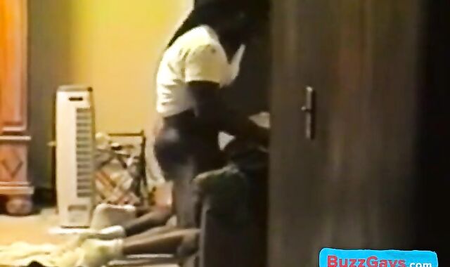 Black Amateur Spanks His Best Fan Hard