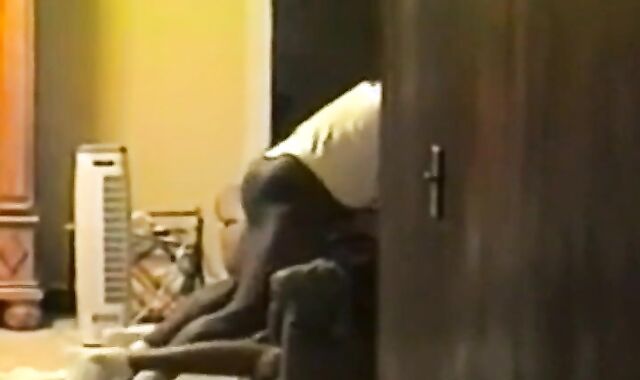 Black Amateur Spanks His Best Fan Hard