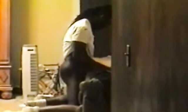 Black Amateur Spanks His Best Fan Hard