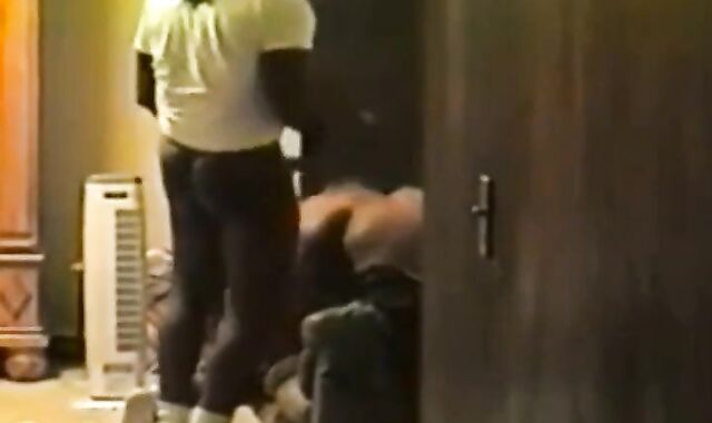 Black Amateur Spanks His Best Fan Hard