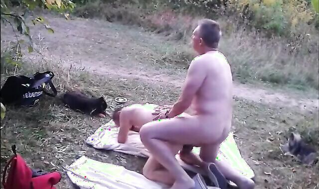 Bareback Gay Couple's Adventure at Birkensee Lake 2