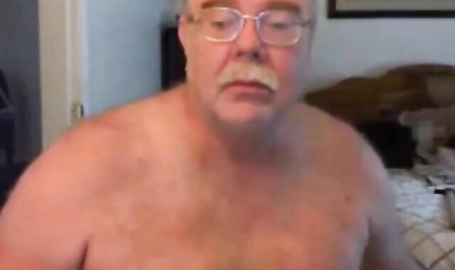 Hairy Daddy Shows Off His Body