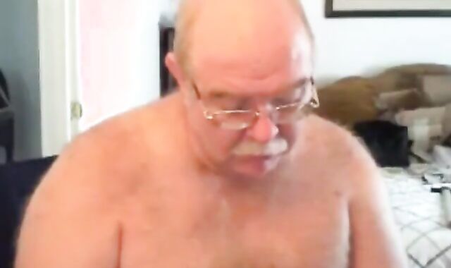 Hairy Daddy Shows Off His Body