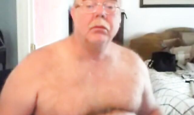 Hairy Daddy Shows Off His Body