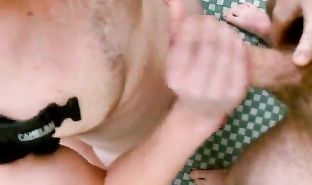 School Bathroom Masturbation Ends in Double Cumshot